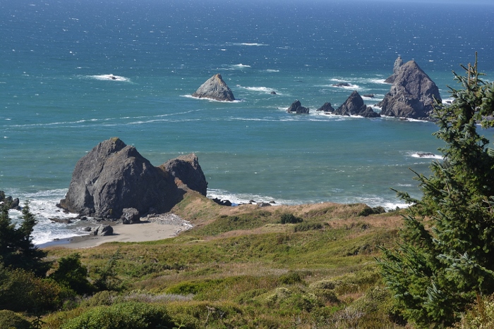 view of ocean from Cape Ferrelo